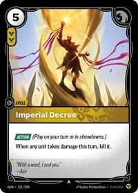 Imperial Decree Rainbow Foil