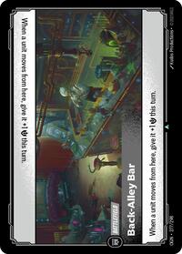 Back Alley Bar Rainbow Foil