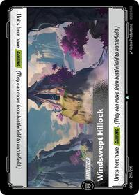 Windswept Hillock Rainbow Foil