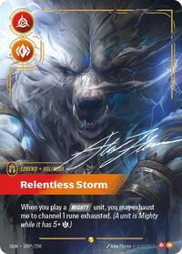 Volibear Relentless Signed Alternate Art Overnumbered