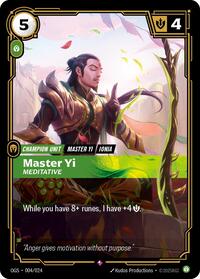 Master Yi - Meditative Proving Grounds Riftbound