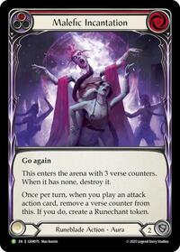 Malefic Incantation Cold Foil
