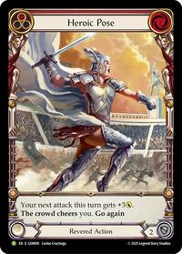 Heroic Pose Rainbow Foil