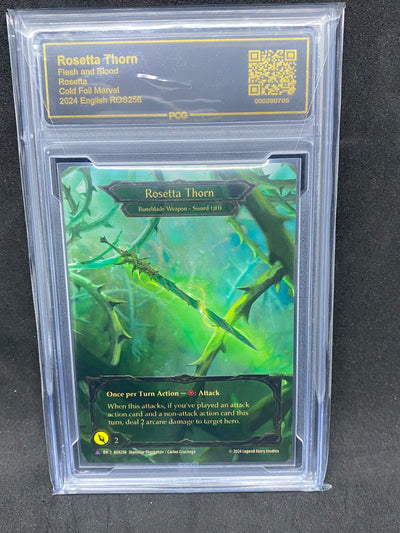 Rosetta Thorn Marvel CF 10 Gem Mint Graded Collector Slab