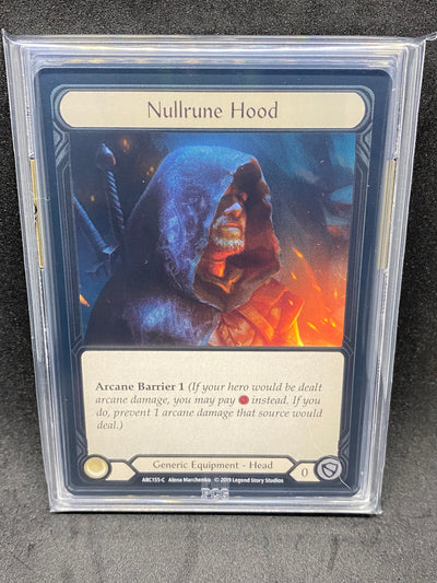 Nullrune Hood CF 9.5 Graded Player Slab