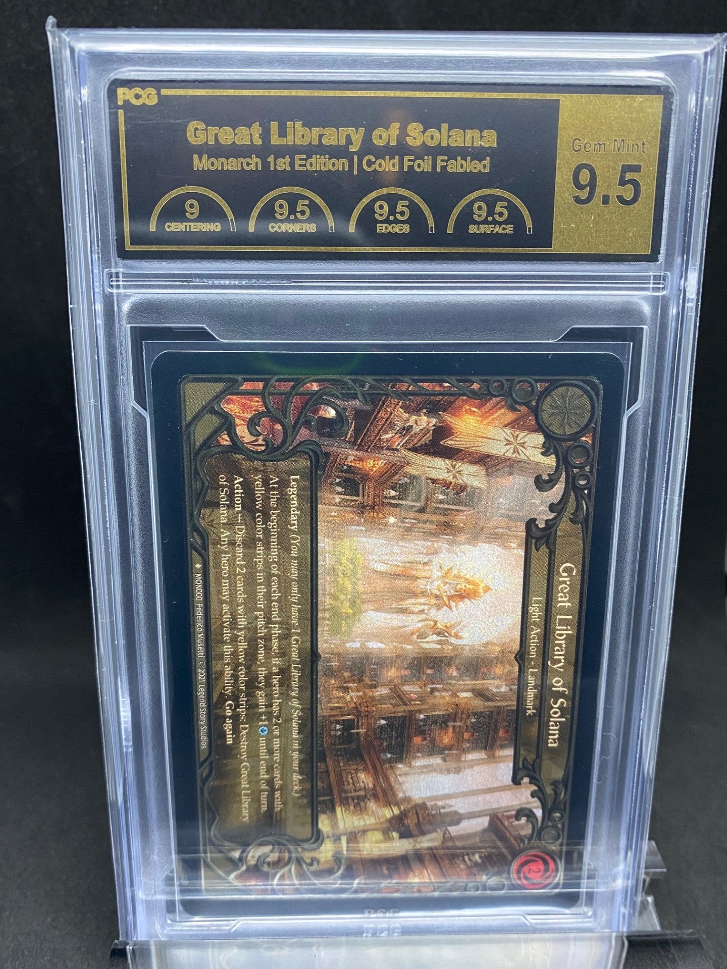 great library of solana CF cold foil