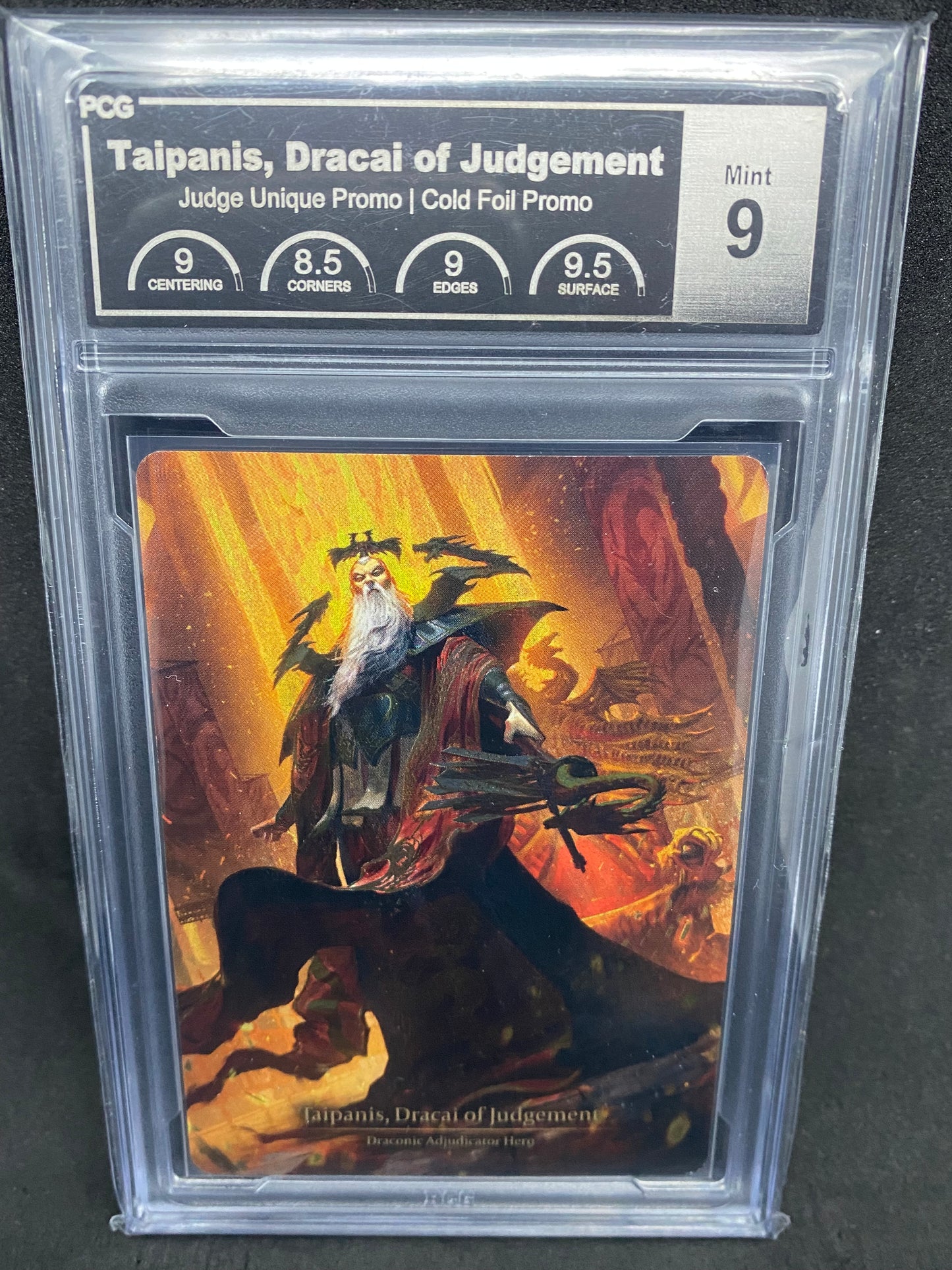 Taipanis, Dracai of Judgement CF Marvel 9 Graded Collector Slab