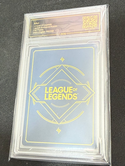 Ahri - Riftbound League of Legends TCG Promo Graded Gem Mint 9.5