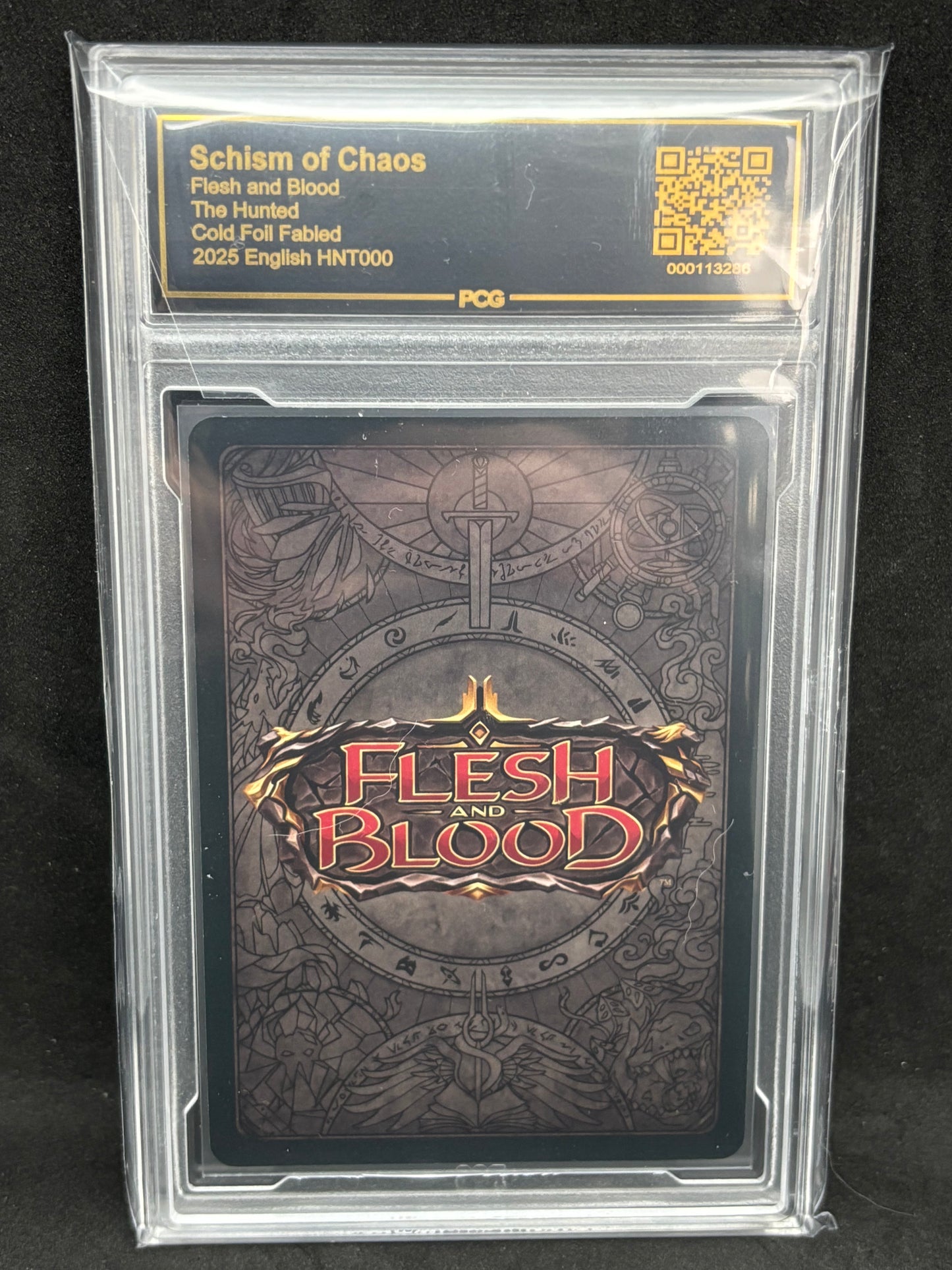 Schism of Chaos CF Gem Mint 10 Graded Collector Slab