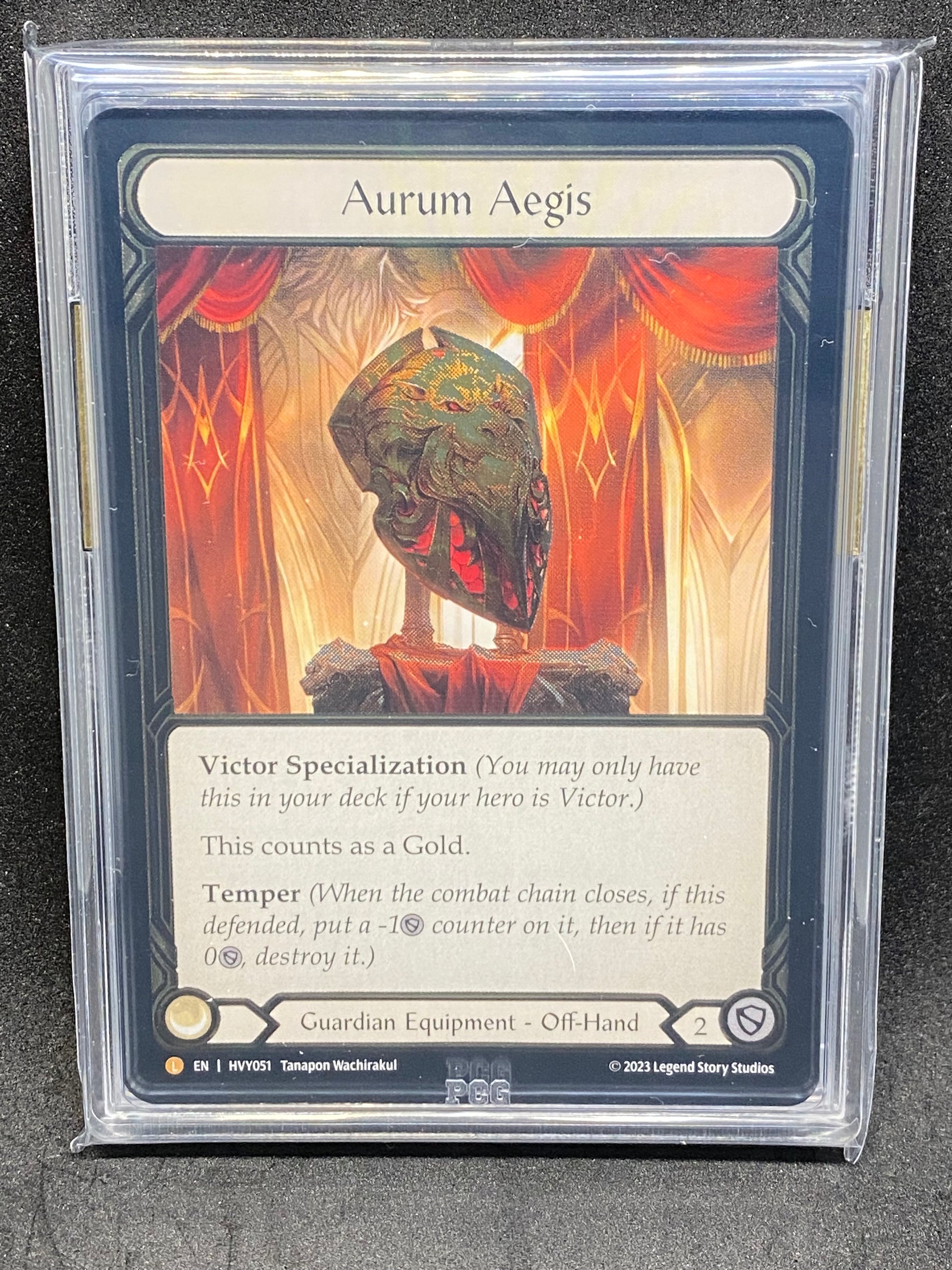 Aurum Aegis CF 9.5 Graded Player Slab – Fluke & Box