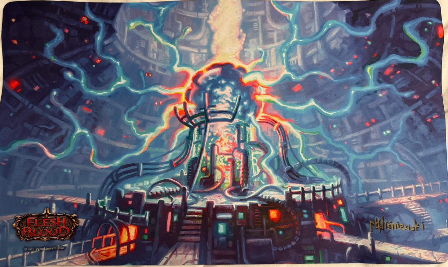 Hadron Collider Signed Playmat