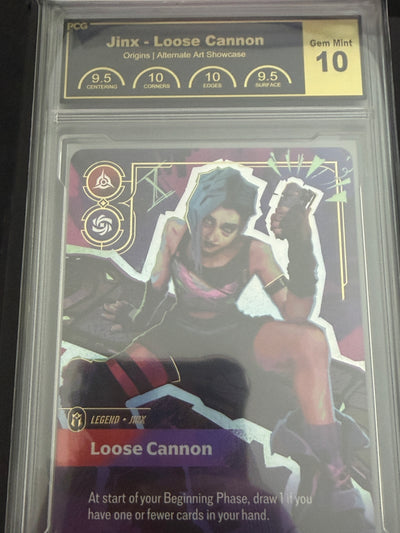 Jinx Overnumbered Graded PCG Gem Mint 10