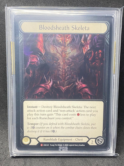 BloodSheath Skeleta CF 9.5 Graded Player Slab