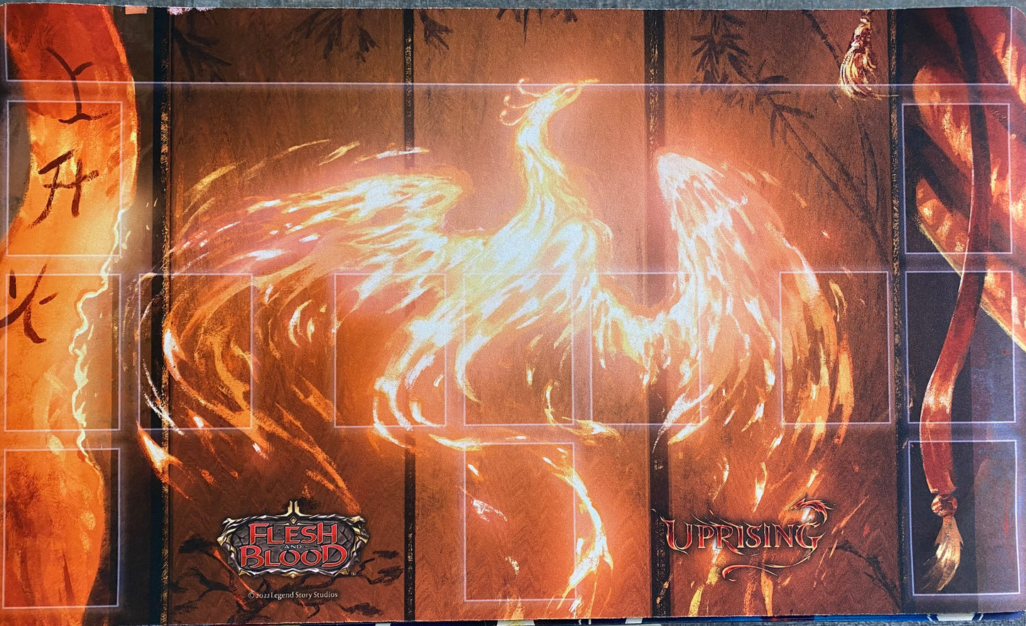 Phoenix Flame Playmat