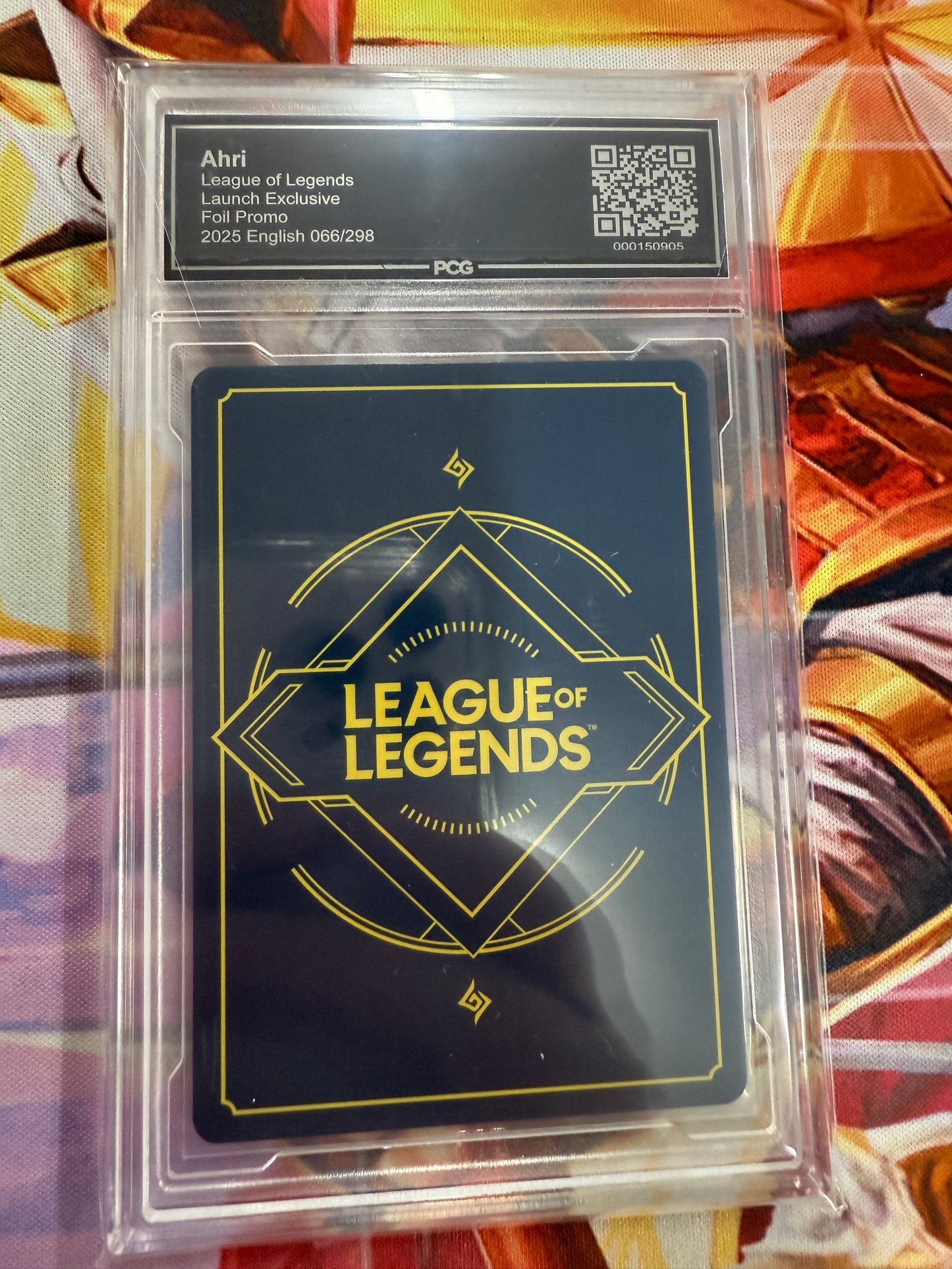 Ahri - Riftbound League of Legends TCG Promo Graded Gem 9