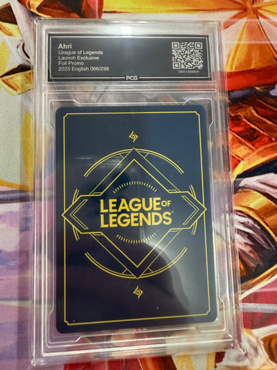 Ahri - Riftbound League of Legends TCG Promo Graded Gem 9