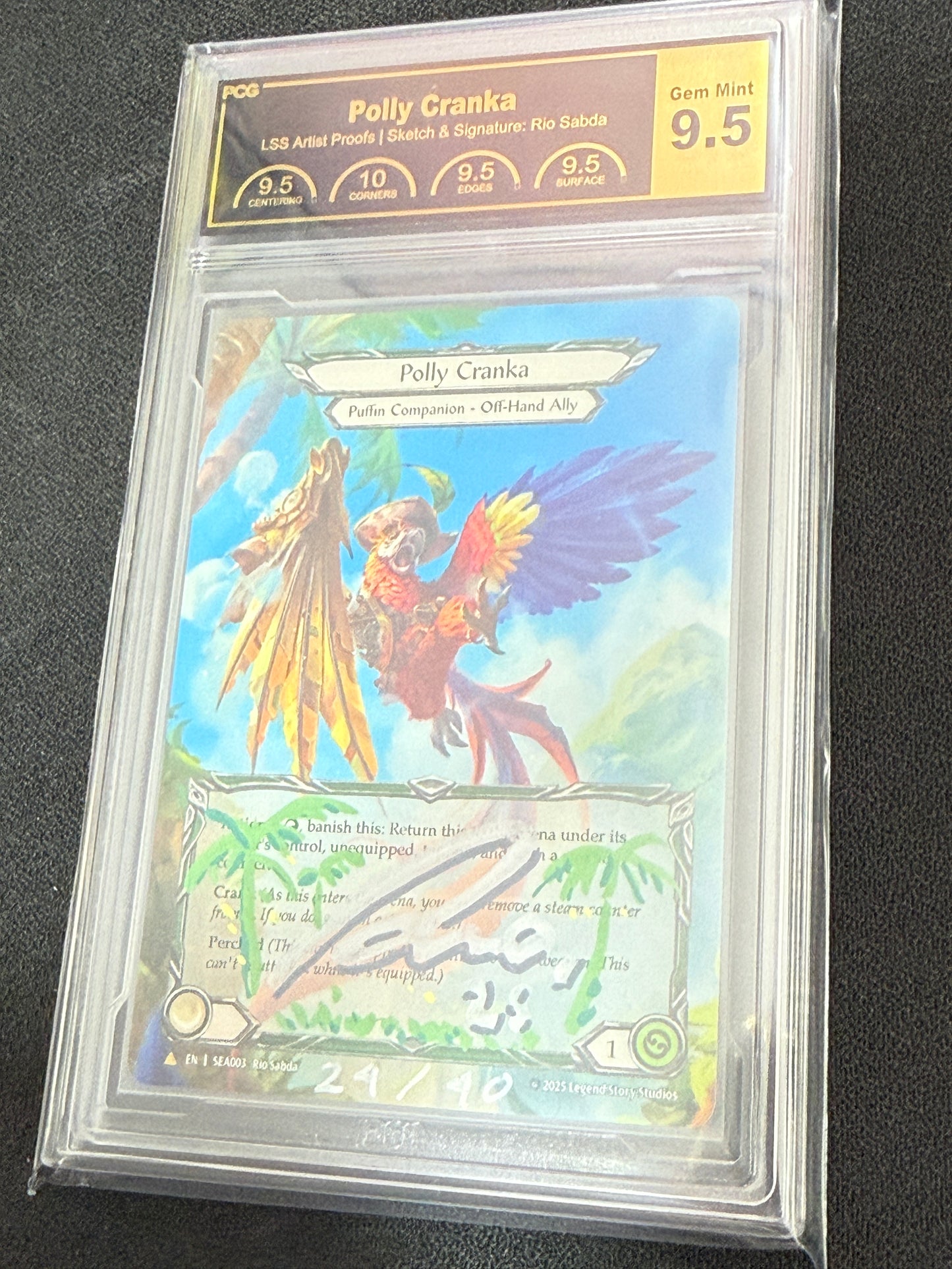 Polly Cranka Marvel Artist Proof (Rio Sebda, Sketch + Signature)