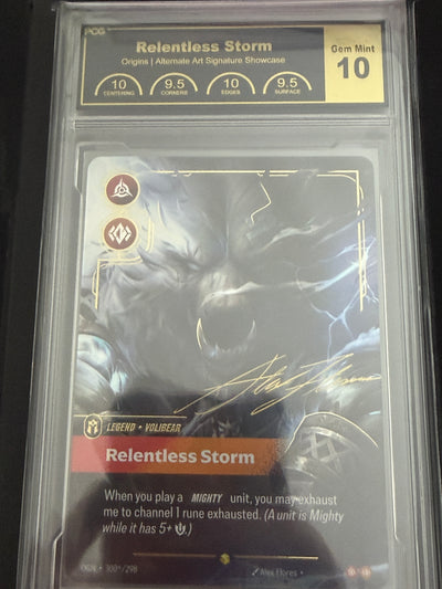 Volibear Overnumbered Signed Graded PCG Gem Mint 10