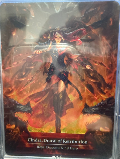 Cindra, Dracai of Retribution Marvel Cold Foil Graded Gem 9
