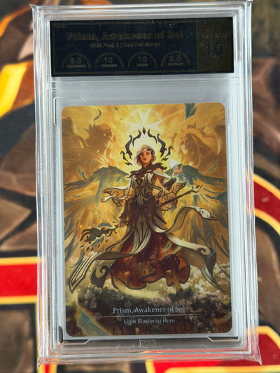 Prism, Awakener of Sol Cold Foil Marvel Graded Gem Mint 10 PCG