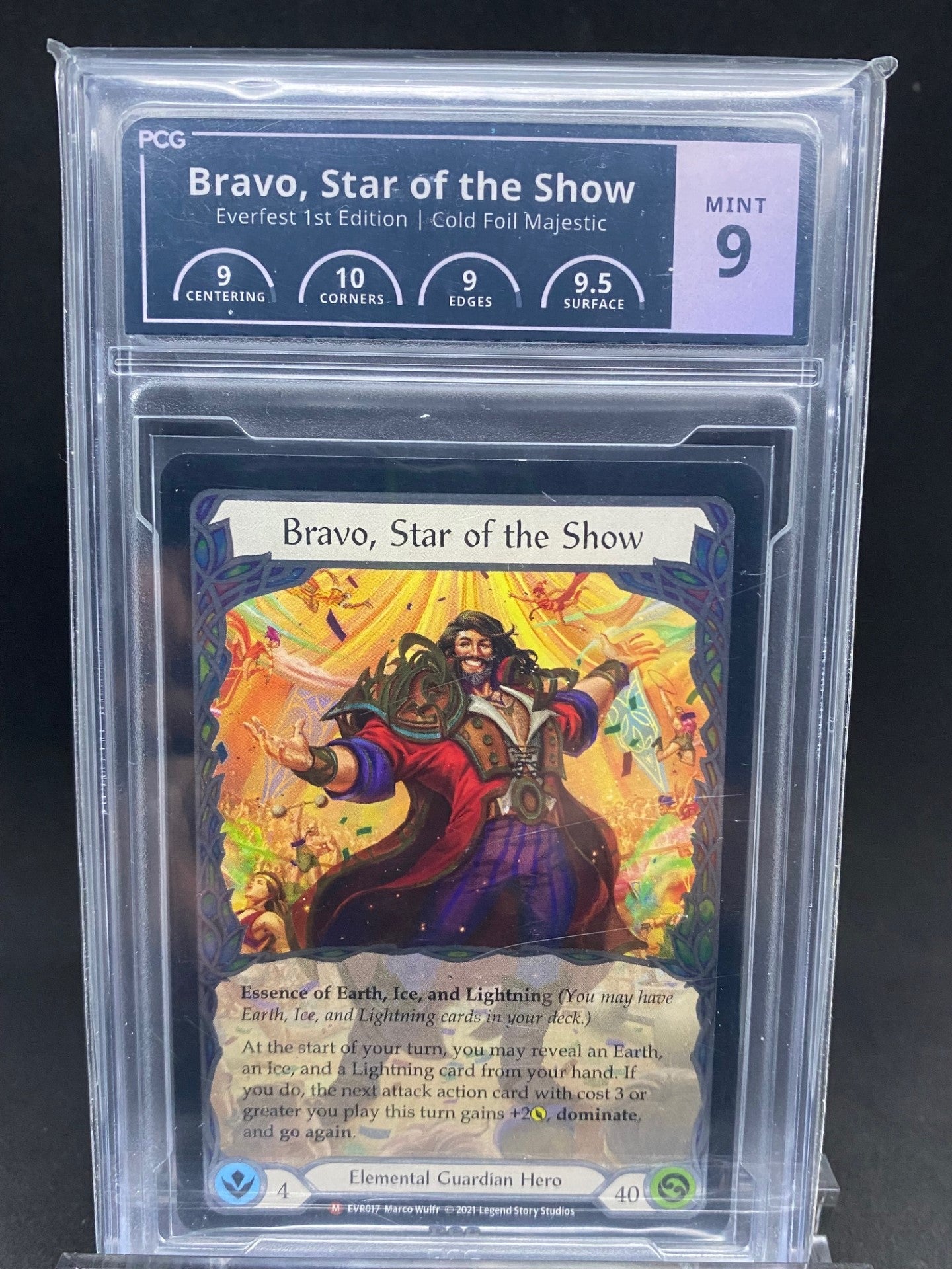 Bravo Star of the Show CF  9 Graded