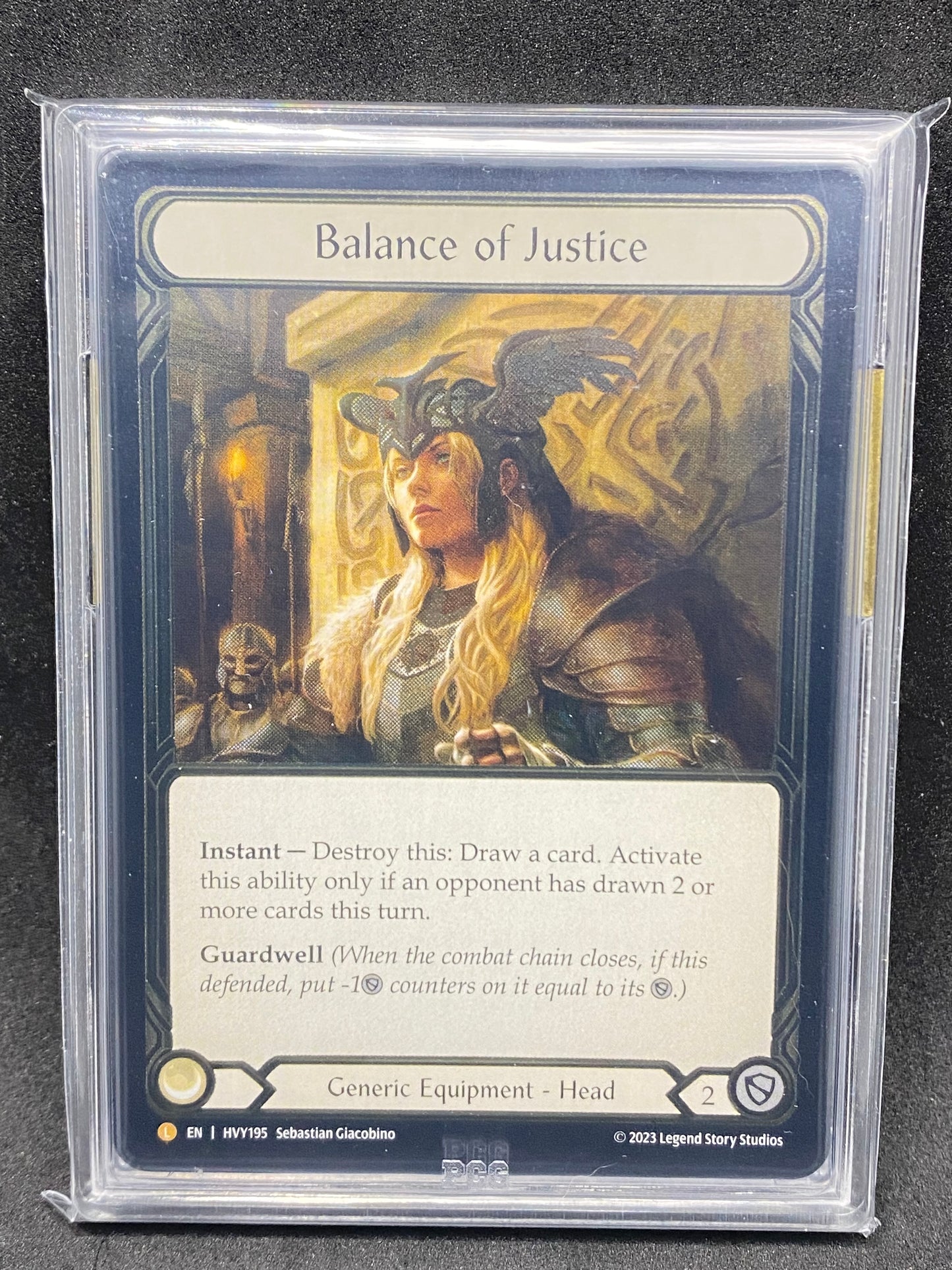 Balance of Justice CF 9.5 Graded Player Slab