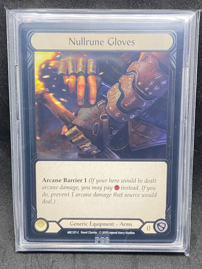 Nullrune Gloves CF 9 Graded Player Slab