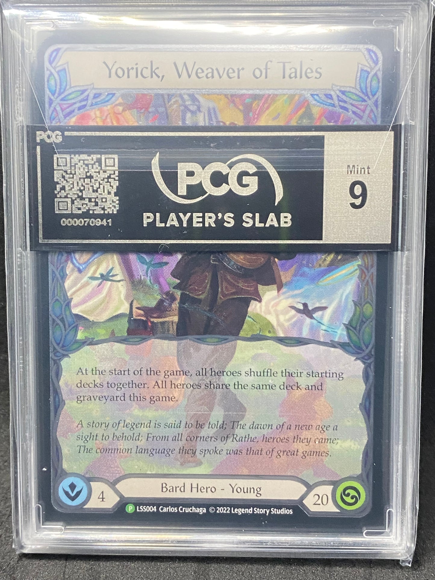 Yorrick, Weaver of Tales CF 9 Graded Player Slab