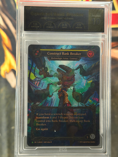 Construct Bank Transfer CF Marvel Graded PCG Pristine 10