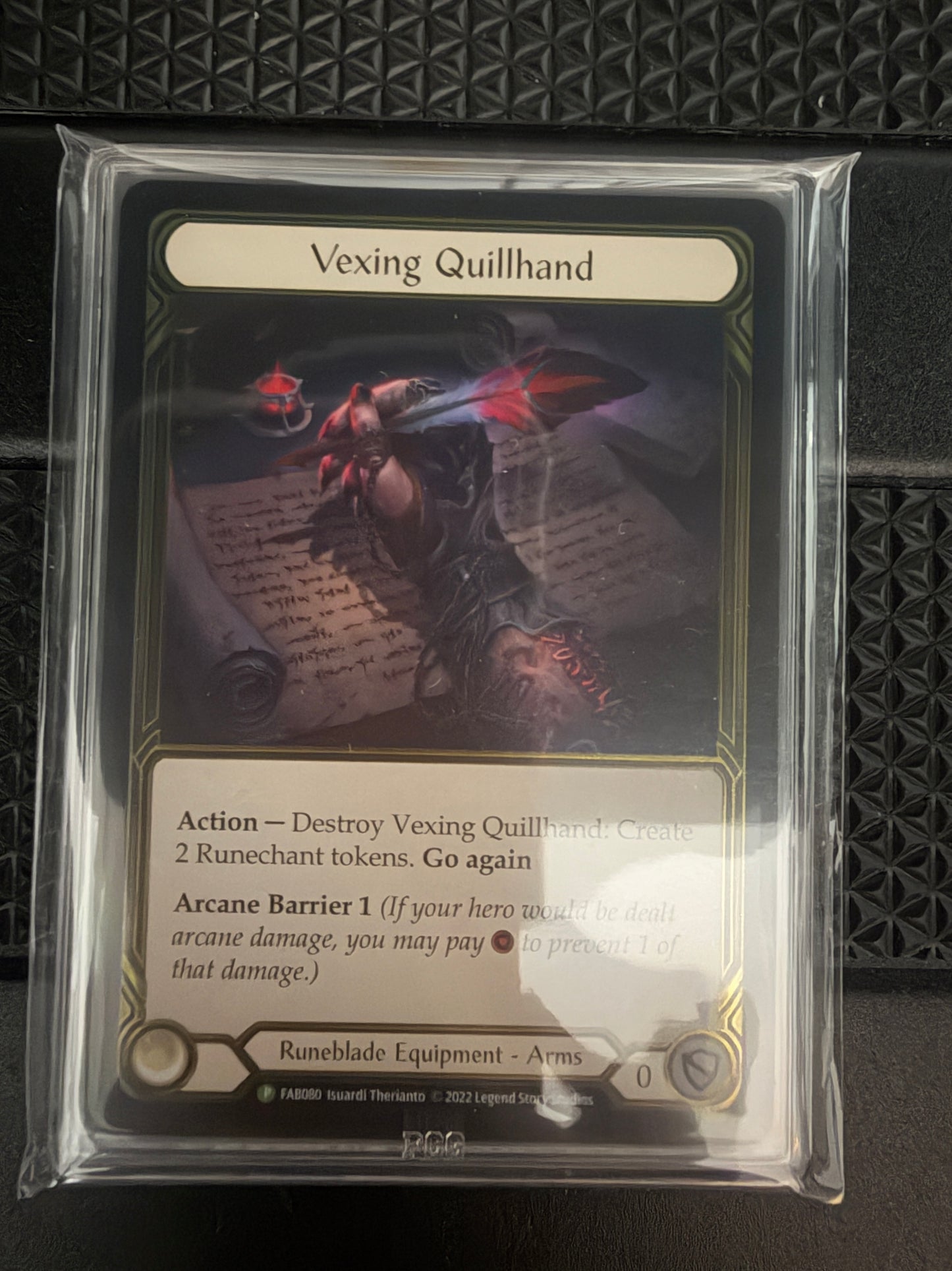 Vexing Quillhand Gold Foil Graded PCG Gem-Mint 9.5