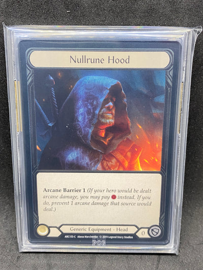 Nullrune Hood CF 9.5 Graded Player Slab