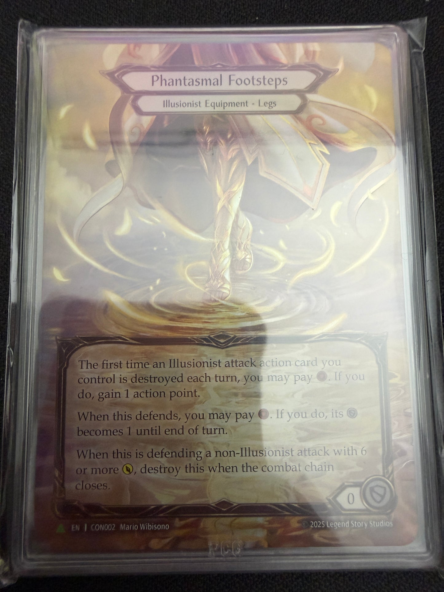 Phantasmal Footsteps RF Promo Graded Gem Mint 9.5 PCG