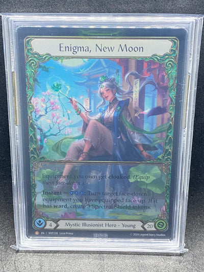 Enigma, New Moon RF 9.5 Graded Player Slab