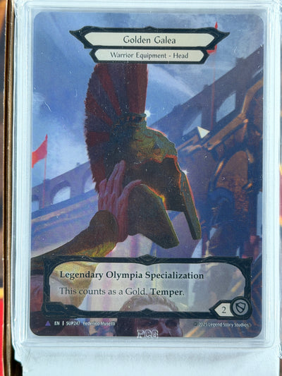 Golden Galea Cold Foil Marvel Graded Mint 9 PCG