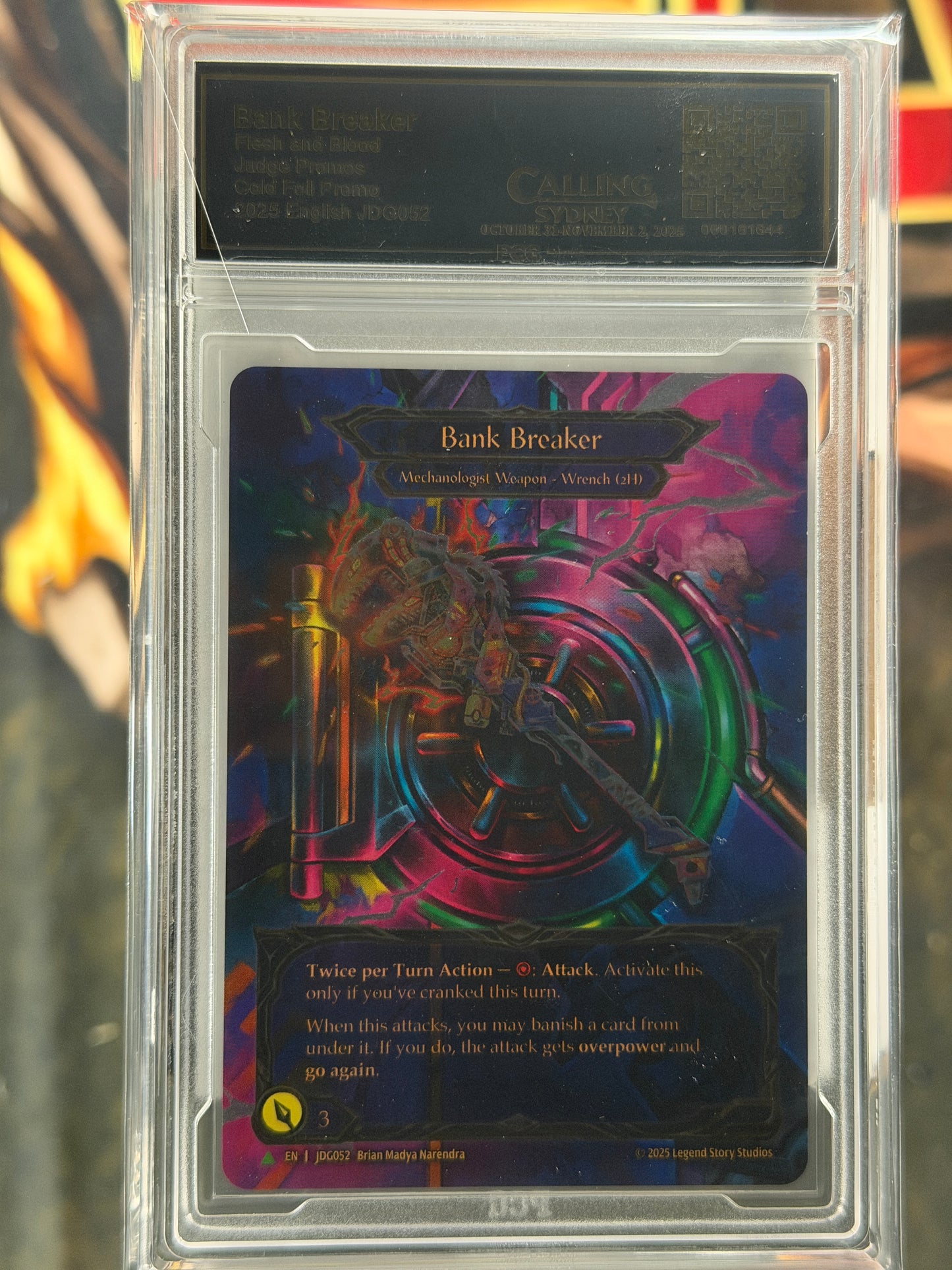 Construct Bank Transfer CF Marvel Graded PCG Pristine 10