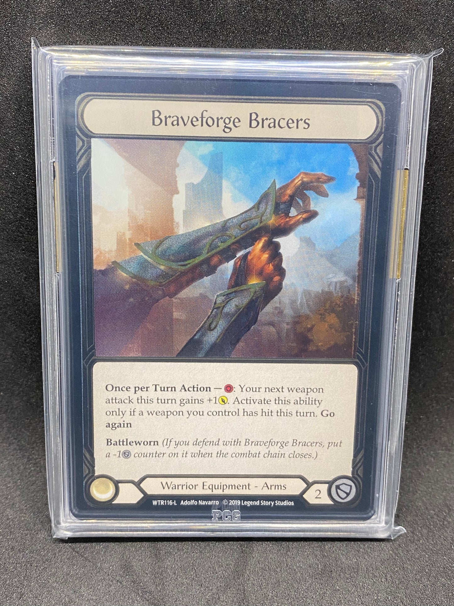 Braveforge Bracers CF Alpha 9.5 Graded Player Slab