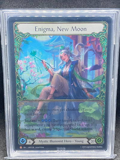 Enigma, New Moon RF 9 Graded Player Slab