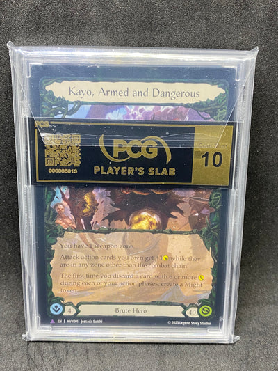 Kayo, Armed and Dangerous Gem Mint 10 Graded Player Slab