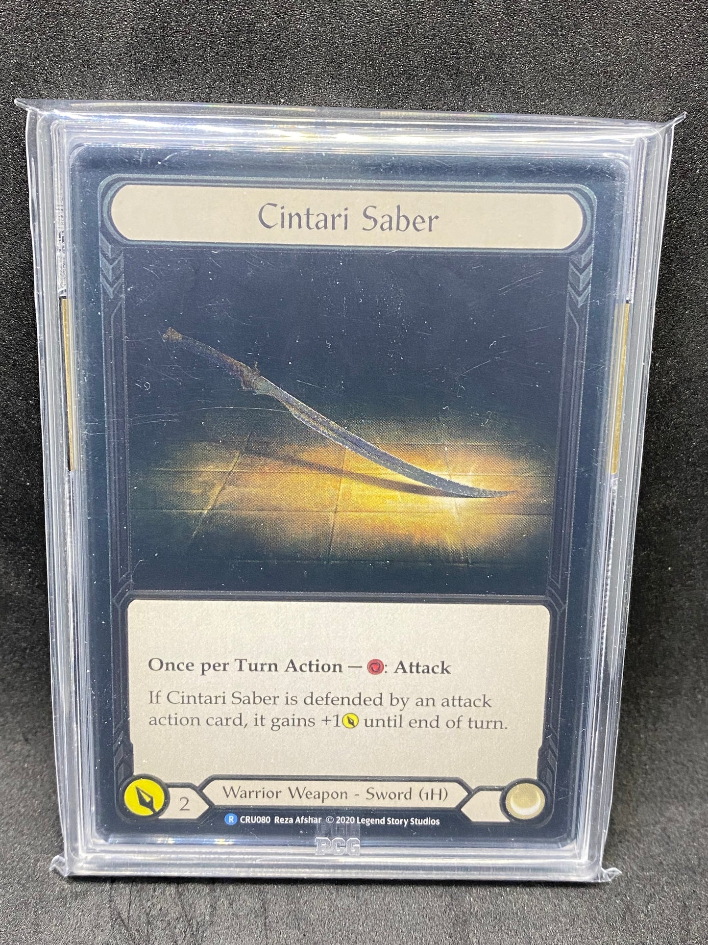 Cintari Saber CF 9.5 Graded Player Slab