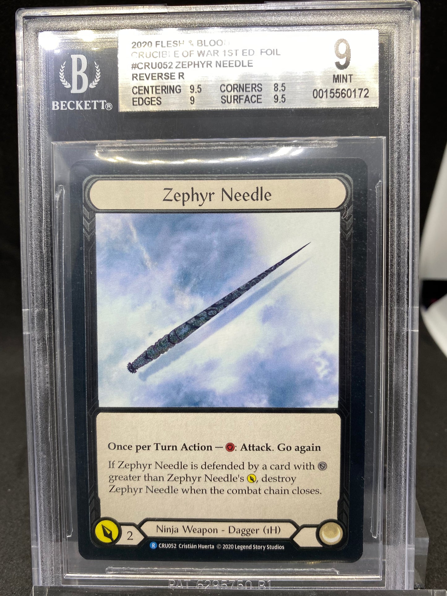 Zephyr Needle R CF 9 Beckett Graded