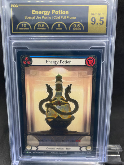 Energy Potion Cold Foil Pro Tour Promo CF 9.5 Graded