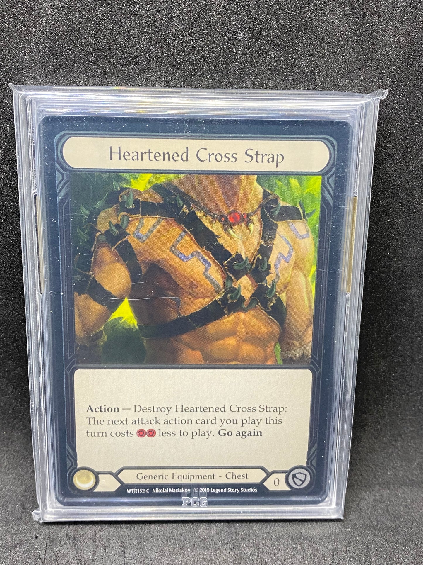 Heartened Cross Strap CF Alpha Gem Mint 10 Graded Player Slab