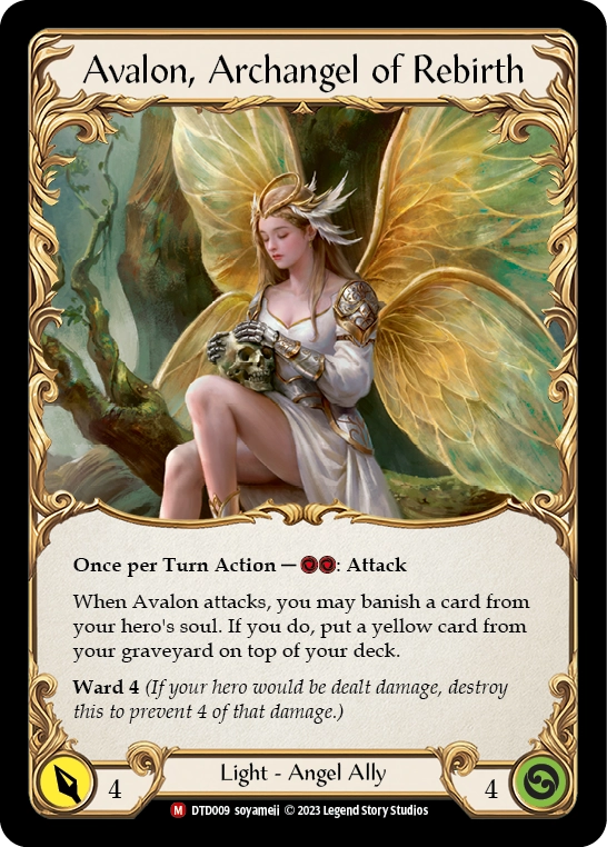 Avalon, Archangel of Rebirth Figment of Rebirth Cold Foil Marvel