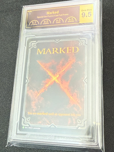 Marked - Cold Foil Promo Graded Gem Mint 9.5
