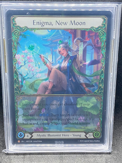 Enigma, New Moon RF 9.5 Graded Player Slab