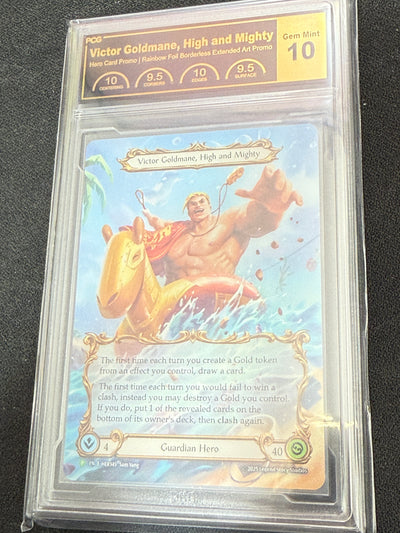 Victor Goldmane RF Beach Party Promo Graded Gem Mint 10