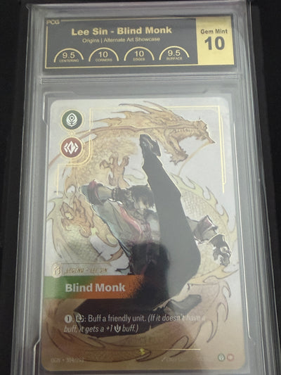 Lee Sin Overnumbered Graded PCG Gem Mint 10