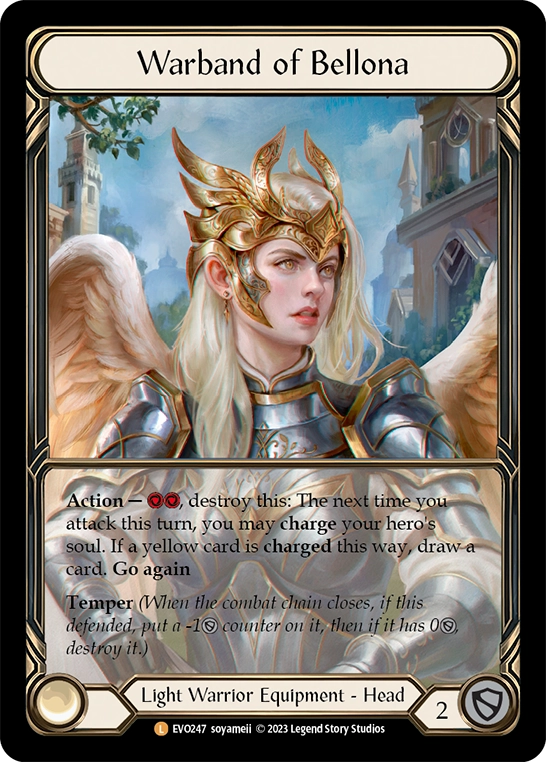 Warband of Bellona Cold Foil Extended Art