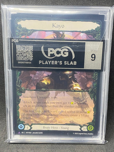 Kayo CF Marvel 9 Graded Player Slab