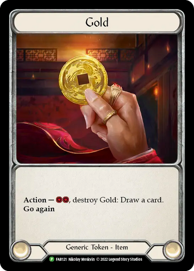 Gold Token Cold Foil